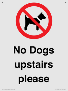 No Dogs upstairs please 
